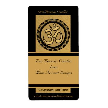 Om Craft Or Wine Label by MoonArtandDesigns at Zazzle