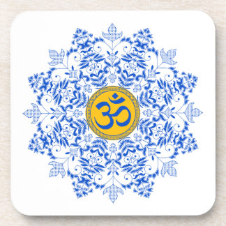 Om design beverage coaster
