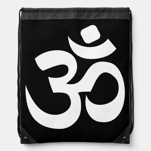 Om Drawstring Bag (Front)