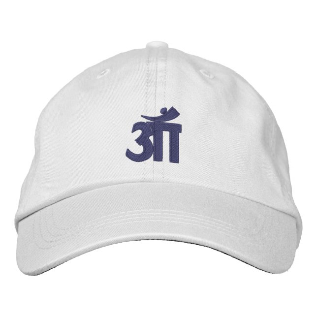 OM EMBROIDERED BASEBALL CAP (Front)