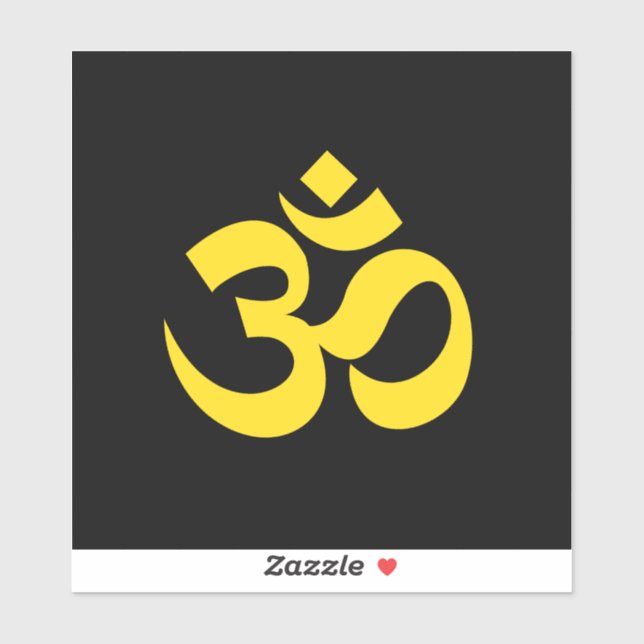 Om for God  Sticker (Sheet)