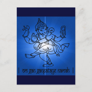 Om-Gan-Ganpataye-Namah Postcard