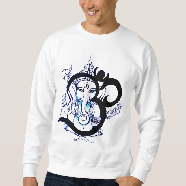 Om - Ganesha Mens Sweat-Shirt Sweatshirt (Front)