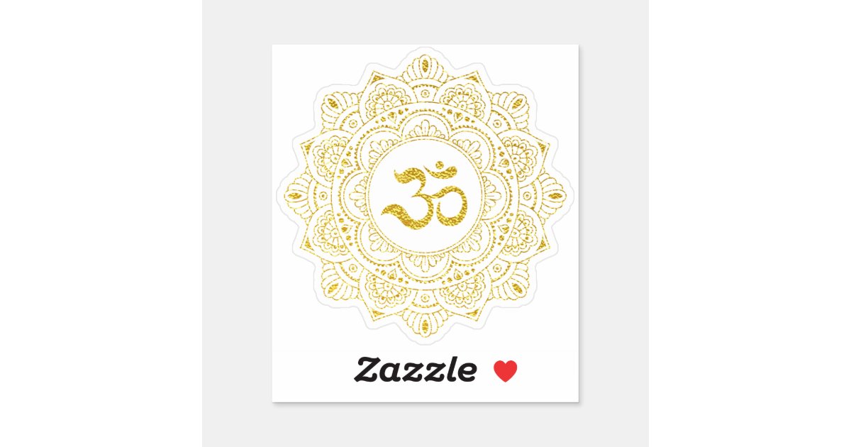 OM symbol stencil Mandala - Mandala stencils for mindful living