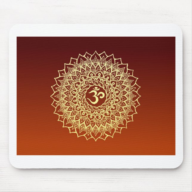 OM HINDU SYMBOL MOUSE PAD (Front)