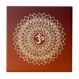 OM HINDU SYMBOL TILE
