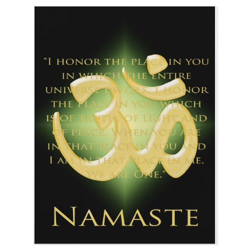 Om in Black & Gold - Namaste flyer