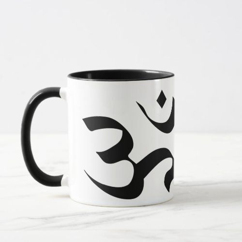 Om in Sanskrit 2 Mug