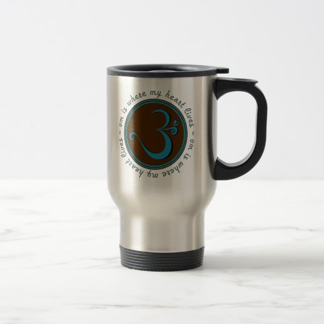 Om is Where Travel Mug (Right)