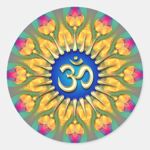 OM Light Fearless Energy Spiritual Healing Sticker