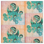 OM LOTUS ENERY batic style + your ideas Fabric