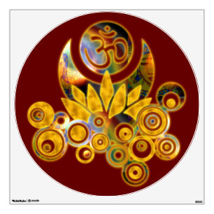 Om Lotus / Lotus Energy Wall Decal