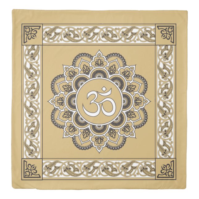 OM Mandala - Duvet Cover (Front)
