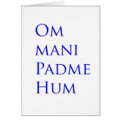 Om Mani Padme Hum (Front)