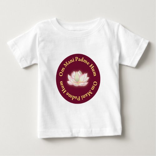 Om Mani Padme Hum Baby T_Shirt