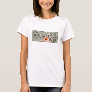 Om Mani Padme Hum - Blue-Green T-Shirt