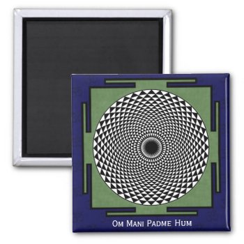 Om Mani Padme Hum Chant Magnet by mystic_persia at Zazzle