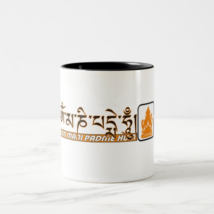 Om mani padme hum Chenrezig Coffee Mugs