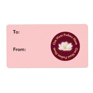 Om Mani Padme Hum Label