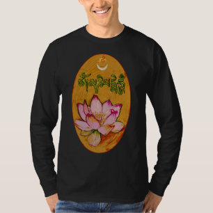 Om Mani Padme Hum Lotus T-Shirt