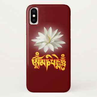 Om mani padme hum mantra iPhone x case