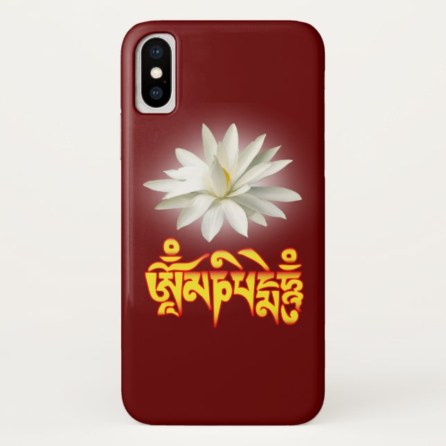 Om mani padme hum mantra Case-Mate iPhone case (Back)