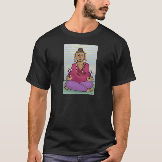 Om Mani Padme Hum T-Shirt (Front)