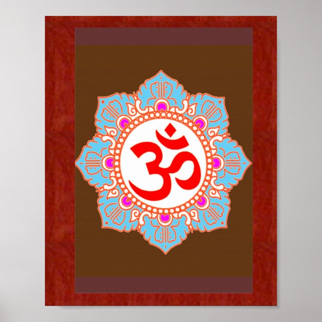 Om Mantra Art:by Navin Joshi, LOWPRICE gifts Poster (Front)