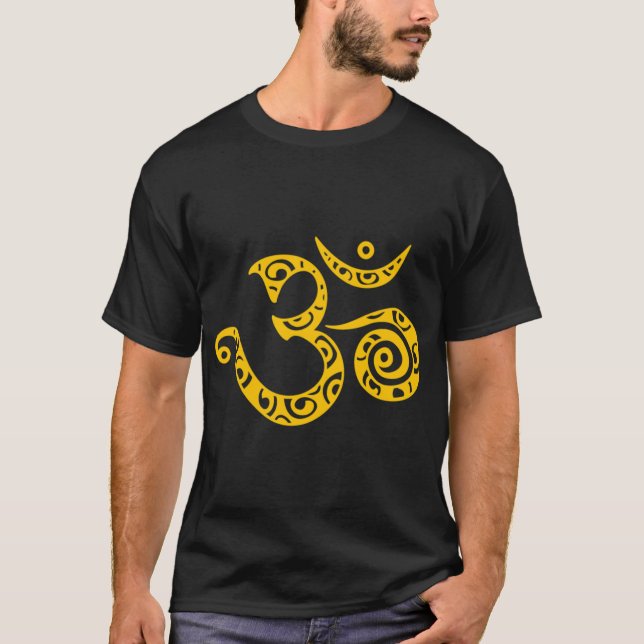 OM Mantra Buddhism Yoga T-Shirt (Front)