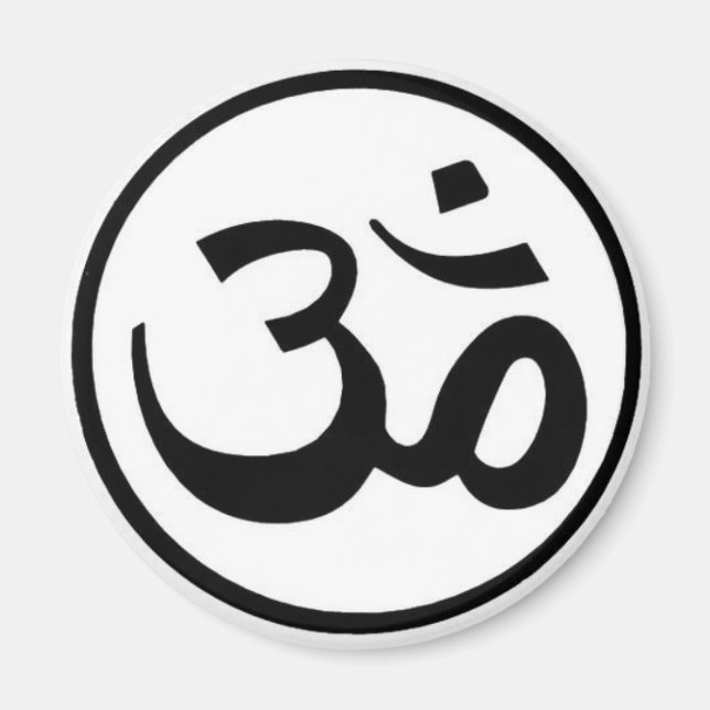 om mantra magnet (Front)