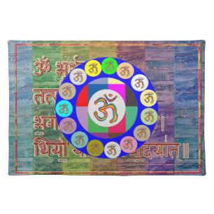 OM MANTRA Placemats 20" x 14"