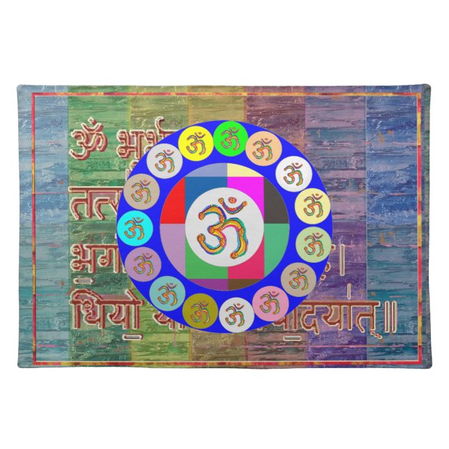 OM MANTRA Placemats 20" x 14" (Front)