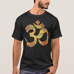 Om Mantra Symbol Flower Buddhism Yoga Spirituality T-Shirt