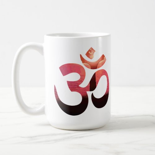 Om Mantra Symbol Yoga Meditation Inspirational Coffee Mug