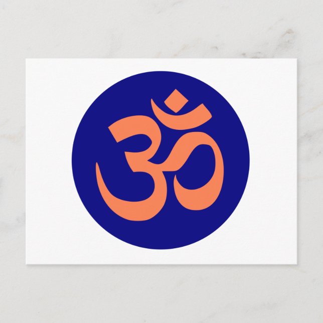 Om Mantra Yoga Postcard (Front)