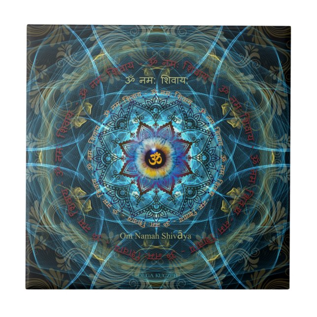 "Om Namah Shivaya"- The True Identity- Yourself Tile (Front)