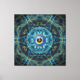 Om Namah ShivayaThe True Identity- Yourself Canvas Print