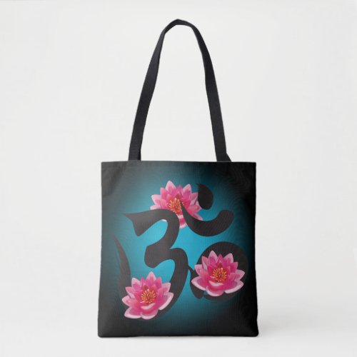 Om Namaste all over printed Tote