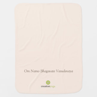 Om Namo Baby Blanket