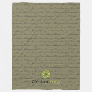 Om Namo Fleece Blanket - 60" x 80"