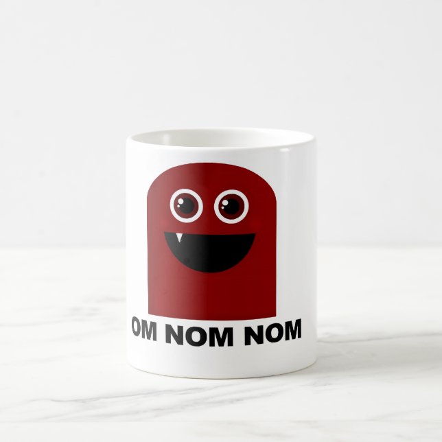 Om Nom Nom Cutie Coffee Mug (Center)