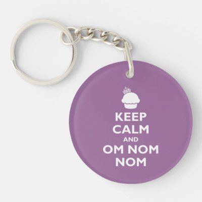 Om Nom Nom Keychain