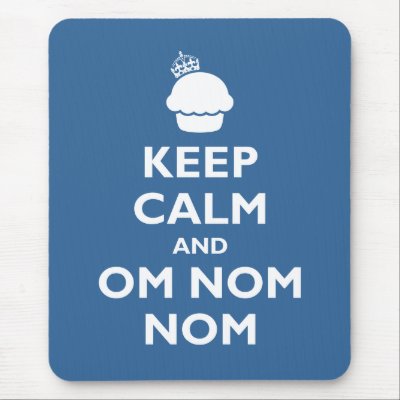 Om Nom Nom Mouse Pad