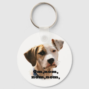 Om, nom, nom, nom, keychain