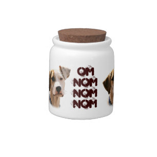 om,nom,nom, pet treat candy jar