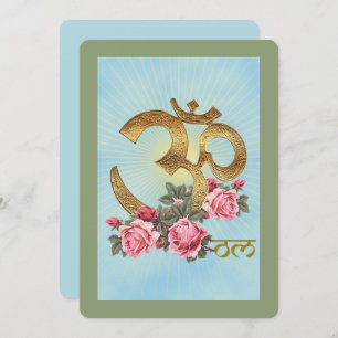 OM of India - Greeting Card