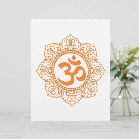 Om - Ohm - Aum Symbol (Standing Front)