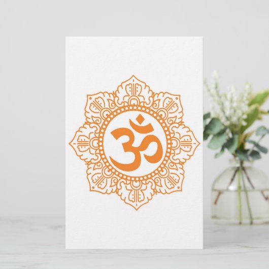 Om - Ohm - Aum Symbol (Standing Front)