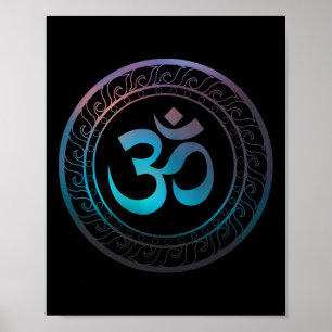 Om Ohm Aum Symbol Spiritual Yoga Gift _2 Poster