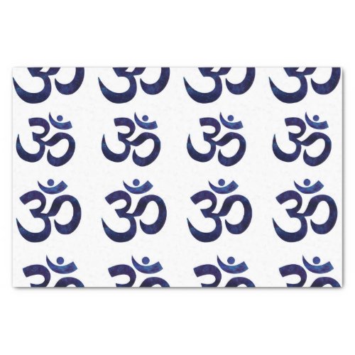 Om Ohm Symbol Sign Yoga Meditation Zen Pattern Tissue Paper